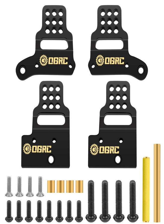 OGUNKE OGRC Brass Multi-Hole Shock Mount Adjustable Shock Tower Front & Rear Shock Bracket for TRX4M 1/18 RC Crawler Car - 46g - Image 1
