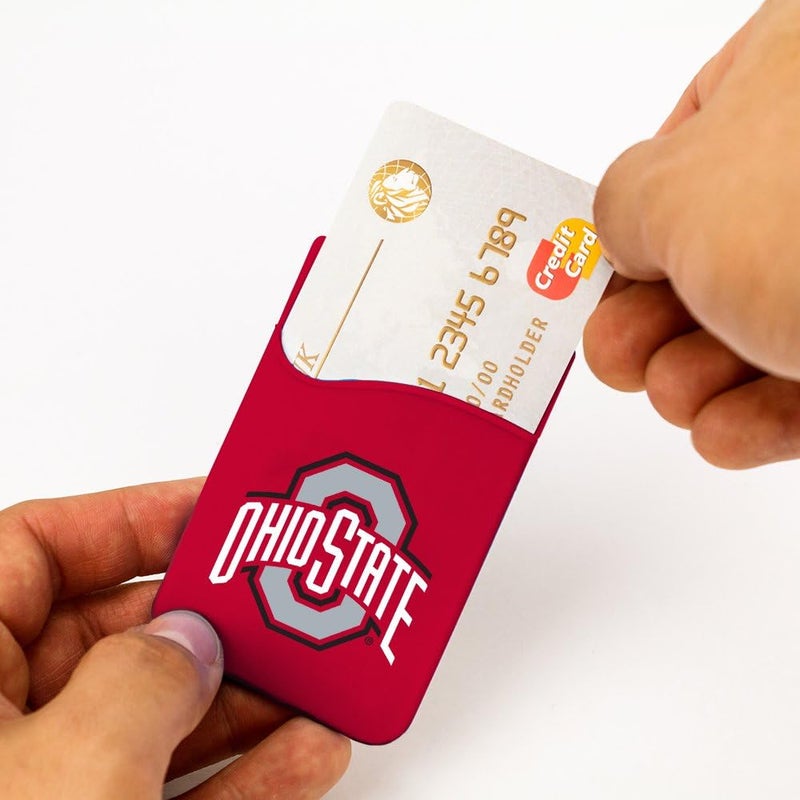 Guard Dog Silicone Credit Card Holder/Phone Wallet - Ohio State Buckeyes - Image 2
