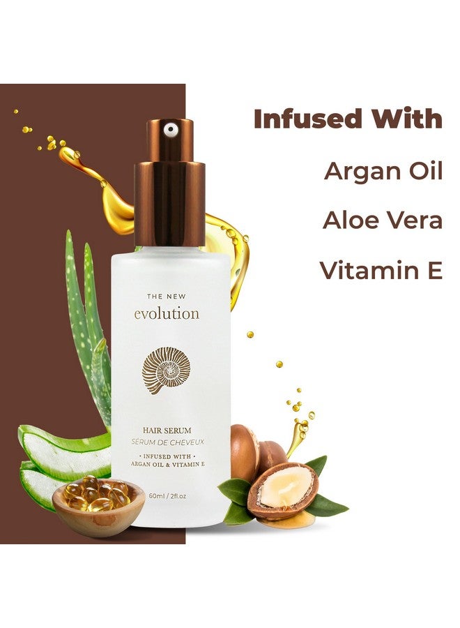 HerStyler Hair Serum - Argan Oil, Vitamin E, And Aloe Vera For Repair, Anti-Frizz For All Hair Textures, Nourishing For Enhanced Shine, Non-Greasy, Suitable For Color Treated Hair - Image 3