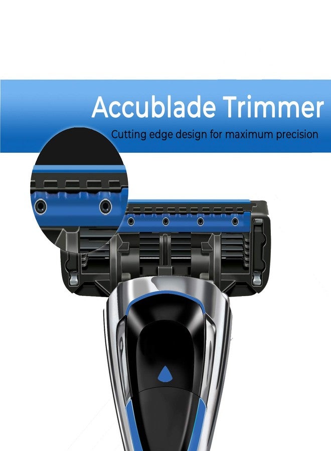 Personna Men's 5 Blade Razor System - Mens Shaving Razors - Razor Handle with 12 Replacement Cartridges - Image 4