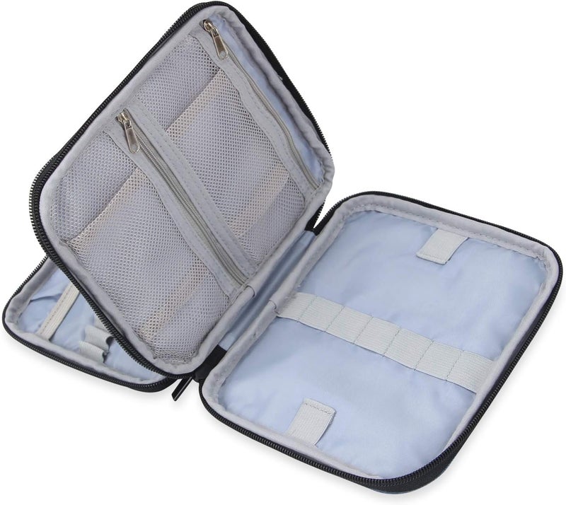 Teamoy Organizer Case for Interchangeable Circular Knitting Needles, Crochet Hooks and Knitting Accessories, Keep All in Place and Easy to Carry, Purple (No Accessories Included) - Image 3