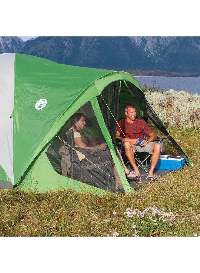 كولمان 2000007825 كولمان إيفانستون خيمة بتصميم معزول على شكل قبة 6 أشخاص أخضر ورمادي 14 x 10 قدم - Image 5
