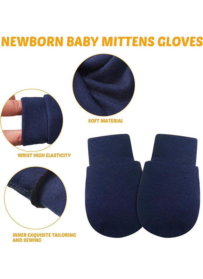 6 Pairs Baby Scratch Mittens Unisex Cotton Gloves Suitable For 0-6 Months