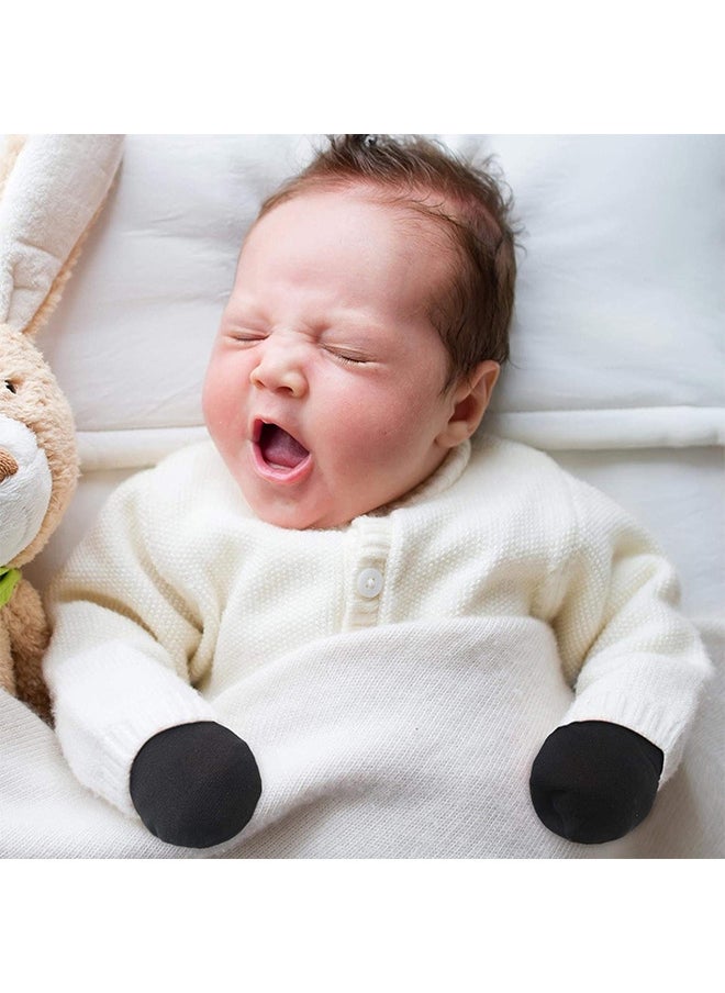 6 Pairs Baby Scratch Mittens Unisex Cotton Gloves Suitable For 0-6 Months