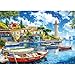 MINIWAN 1000 Piece Jigsaw Puzzle for Adults Seaside Harbor Colorful Houses Lighthouse Sailboats Scene Beautiful Mediterranean Sea Landscape Challenging Coastal Village Puzzle for Adults Families276 x197 - Image 2