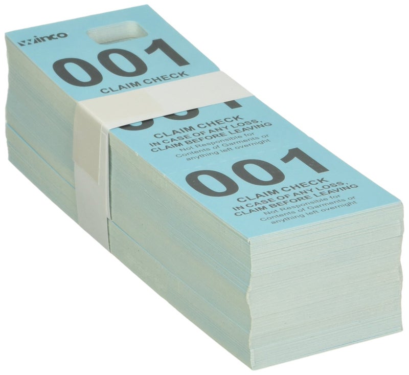Winco Winco Coat Checks Blue 500 Per Box Medium