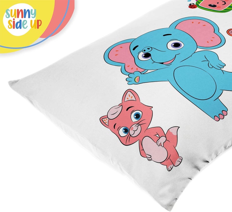 Sunny Side Up CoComelon (Pack of 2) Reversible Pillowcases - Double Sided Pillow Covers, Kids Super Soft Animal Bedding - Image 5
