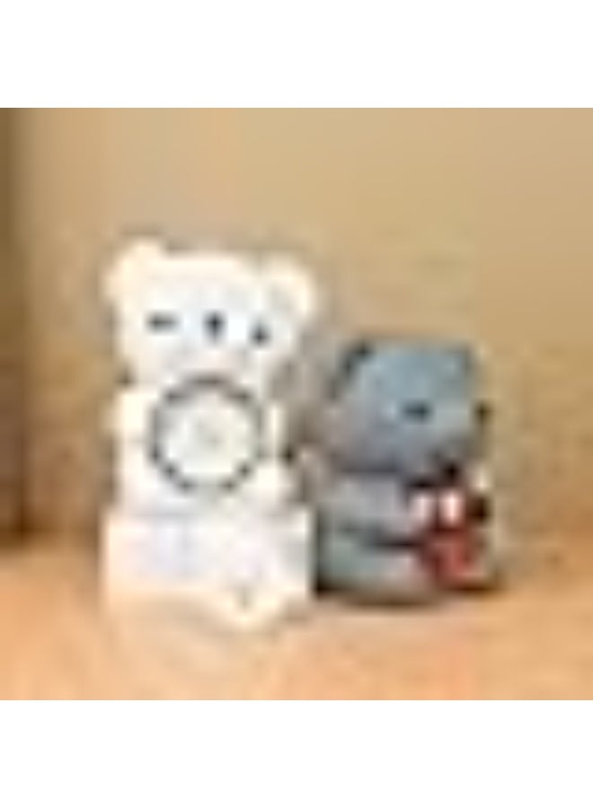 Teddy bear gift holding a rose inside a transparent ball - luxurious design and ideal for romantic gifts and occasions (Valentine's Day gift - gift for the lover - gift for girls) white color - Image 5