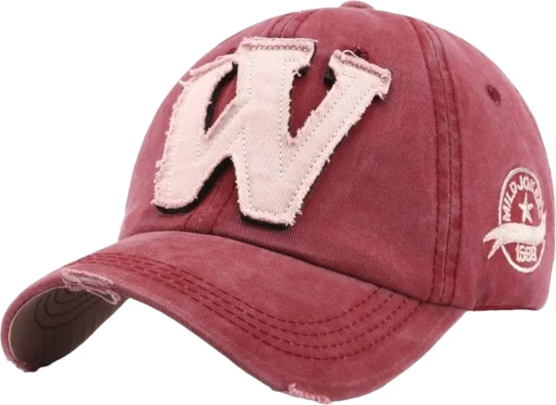 تيزجيلسين Women's Vintage W Adjustable Baseball Cap Hat Baseball Hat