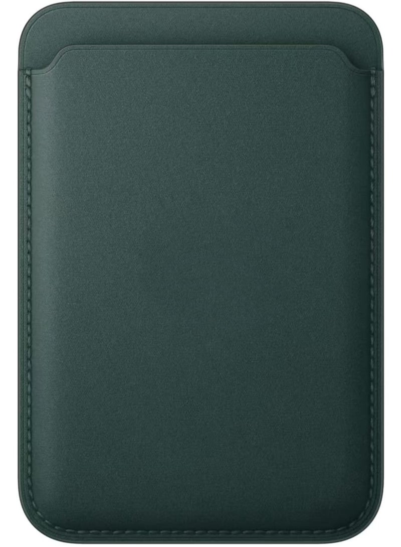 Magsafe Wallet Compatible with iPhone 16 & iPhone 15 Pro Max MagSafe Secure Credit Card Holder Vegan Leather Magnetic Card Wallet Holder Apple iPhone 16,15,14,13,12 Compatible - Image 1