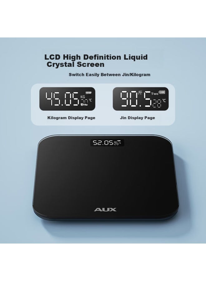 Oaks Aux Body Weight Scale Household Small Durable Precise Rechargeable Electronic Scale Measuring High-Precision Body Fat Weighing Scale - Image 2