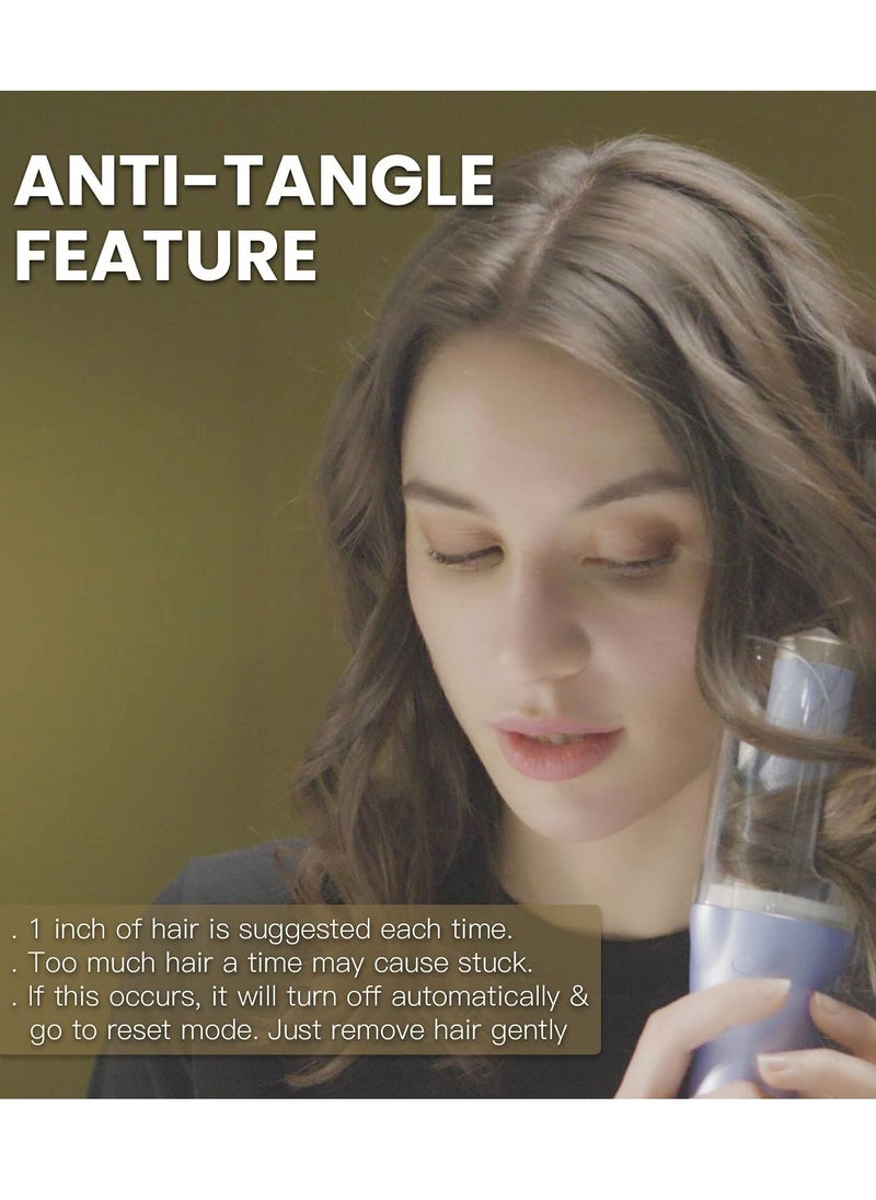 Sharpdo - Auto Hair Curling Wand Ion Wrap Curler with Ceramic Ionic Barrel and Smart Anti-Stuck Sensor, Professional Styling Tool for Long and Medium Length Hair - Image 1