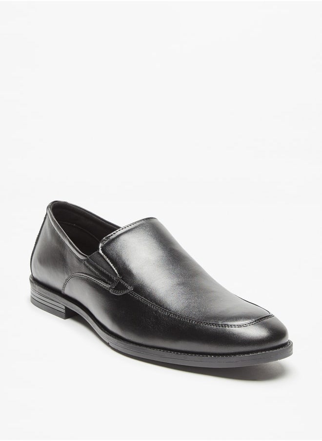 Mens Solid Slip-On Loafers 