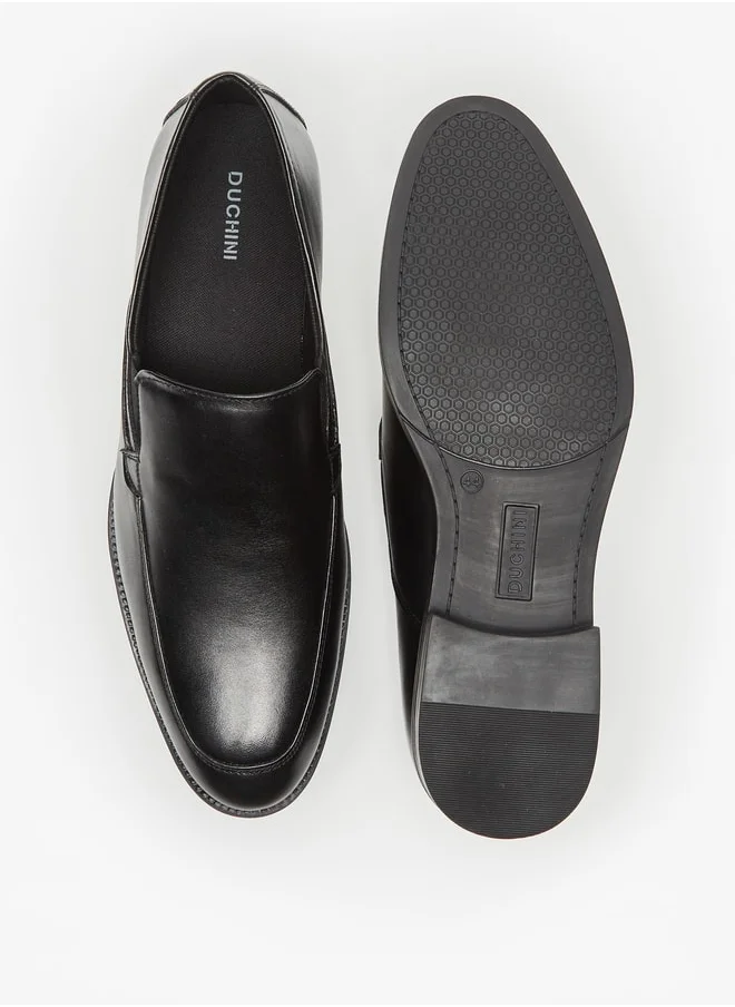 دوتشيني Mens Solid Slip-On Loafers