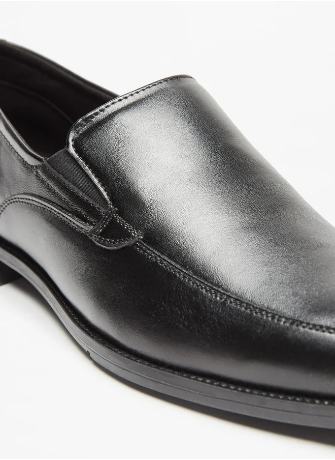 دوتشيني Mens Solid Slip-On Loafers