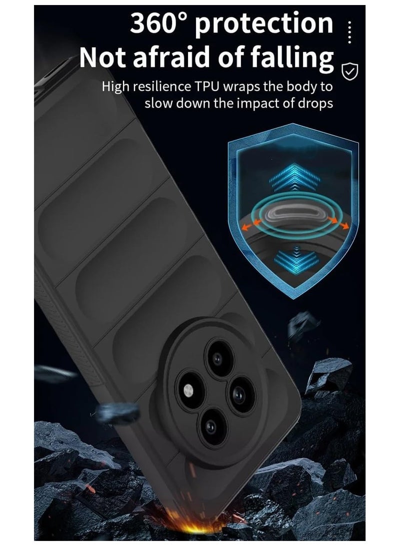 general Liquid Silicone Case Compatible with Realme 13 Pro Plus (13 Pro+) with Camera Lens Protection, Anti-Scratch Soft Microfiber Lining, Rubber Full Body Shockproof Cover - Image 2