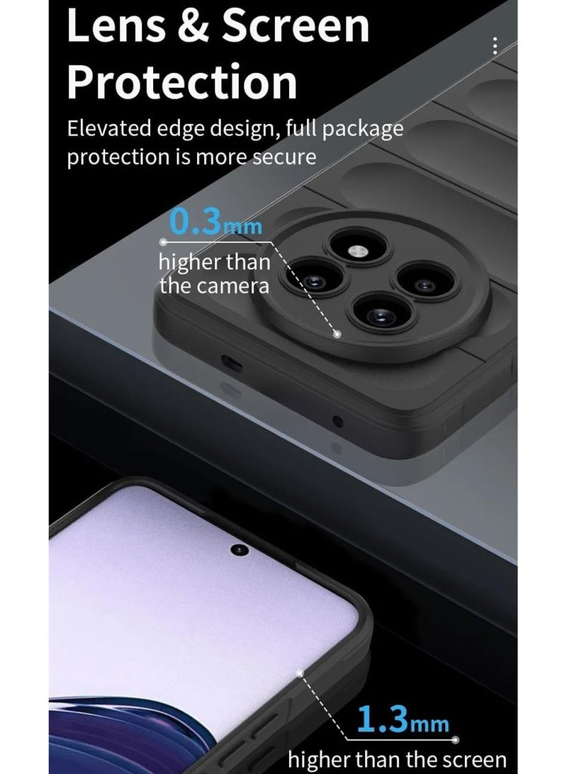 general Liquid Silicone Case Compatible with Realme 13 Pro Plus (13 Pro+) with Camera Lens Protection, Anti-Scratch Soft Microfiber Lining, Rubber Full Body Shockproof Cover - Image 3