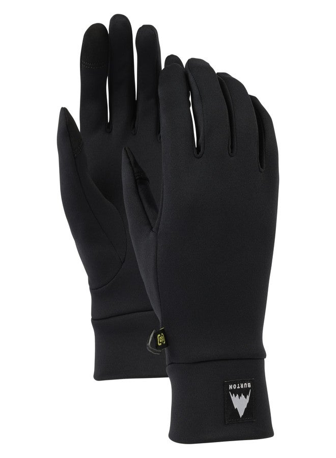 Burton Standard Screen Grab Glove Liner, True Black, Medium Large