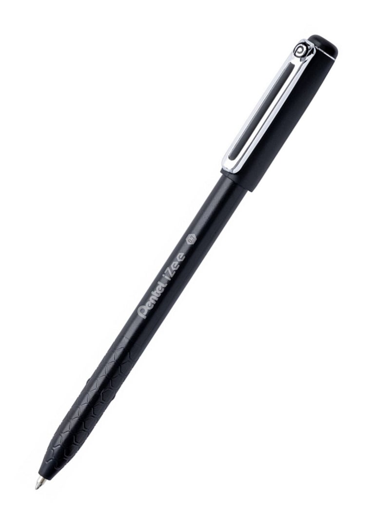 Pentel 12-Piece Izee Ballpoint Pen 0.7mm Tip Black Ink - Image 2
