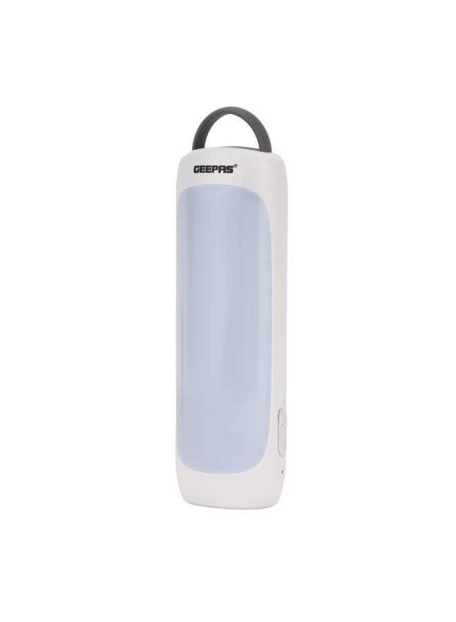 Geepas Rechargeable Emergency Lantern- Energy Efficient Design, 30 Pieces 0.5 W LEDs, and 5 Hours Working/ Portable and Light-Weight Design with Handle/ Perfect for Indoor and Outdoor, Power Outrage, etc./ White, - Image 1