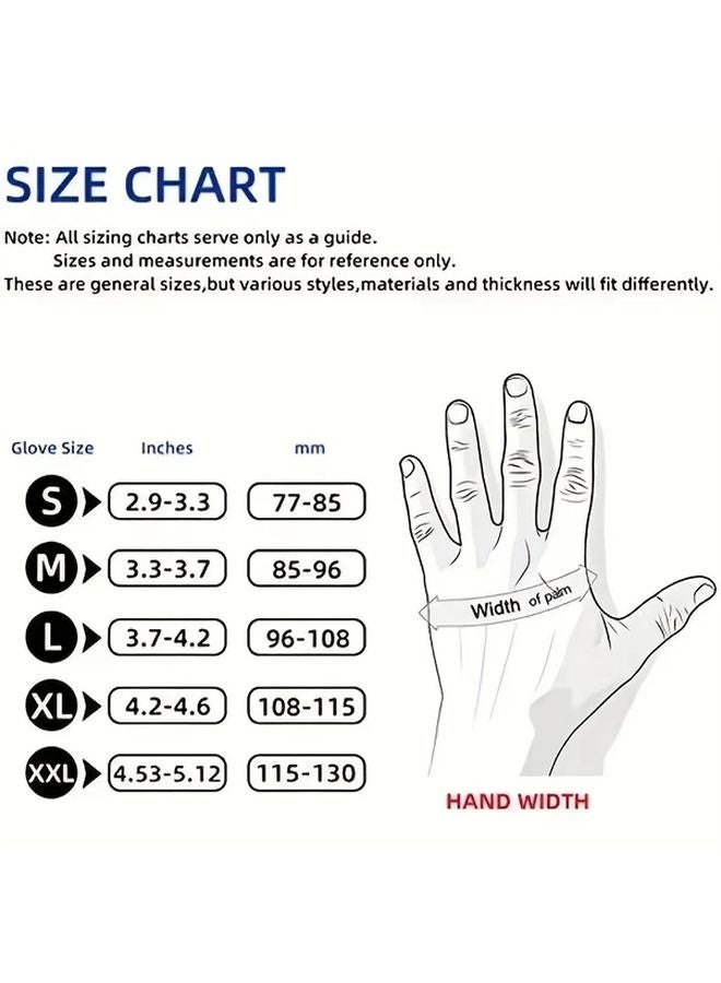 Heavy Duty Disposable Nitrile Gloves Black M Size Powder Free Latex Free Durable - Image 4