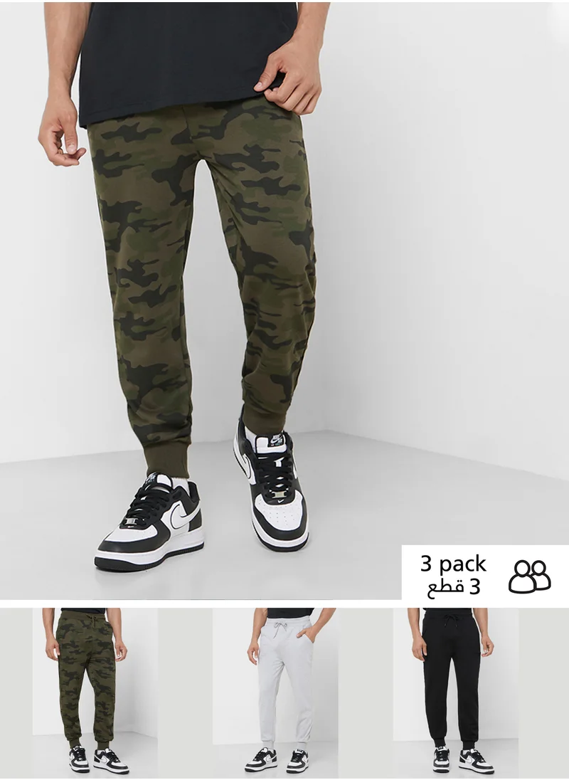 Seventy Five Basics 3 Pack Essential Joggers