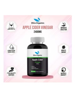Olira Organics Apple Cider Vinegar 120 Capsules | Digestion | Detoxification | Weight Management  - Image 4