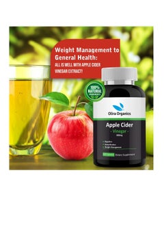 Olira Organics Apple Cider Vinegar 120 Capsules | Digestion | Detoxification | Weight Management  - Image 5