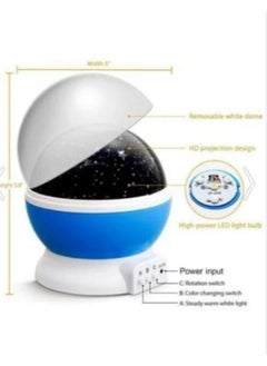 ELBA Star Master Sphere Colorful Starry Sky Projection Night Light - Blue  - Image 2