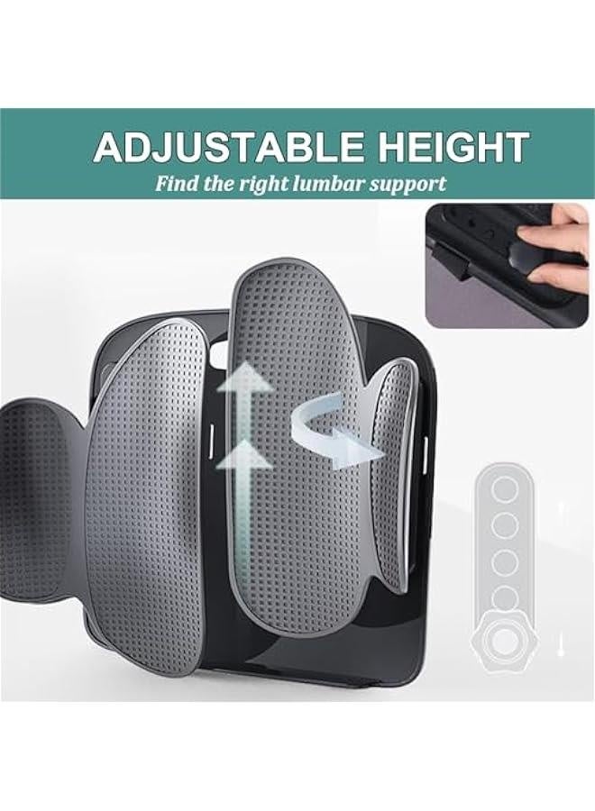 Lumbar Support Pillow - Pillow for Office Chair with Breathable Mesh, Elasticity Spring Lumbar Pillow ， Improve Posture, Low Back Pain Relief - Image 3