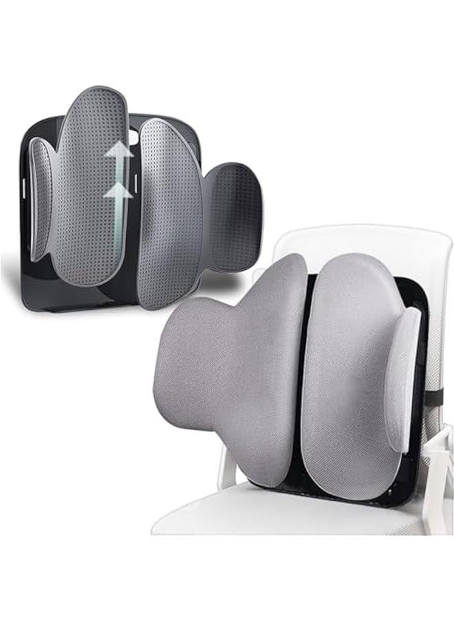 Lumbar Support Pillow - Pillow for Office Chair with Breathable Mesh, Elasticity Spring Lumbar Pillow ， Improve Posture, Low Back Pain Relief - Image 1