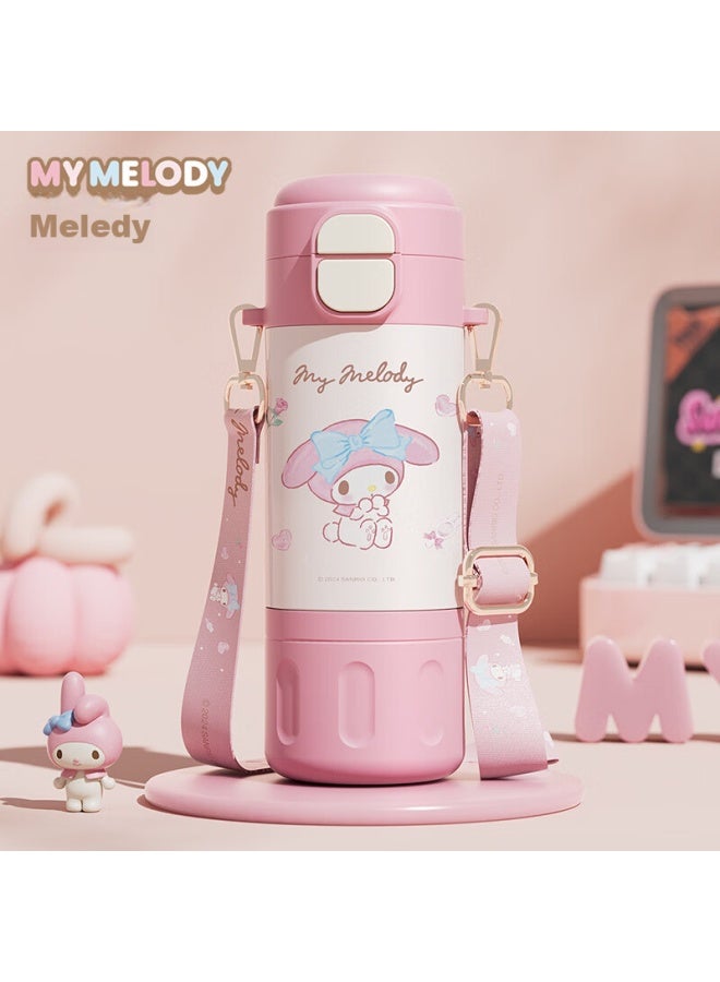 Cookss Children's Insulated Cup, Sanrio Kuromi, 316 Stainless Steel Straw, Direct Drinking, Elementary School Student Water Bottle, Girls' Water Jug - Image 4