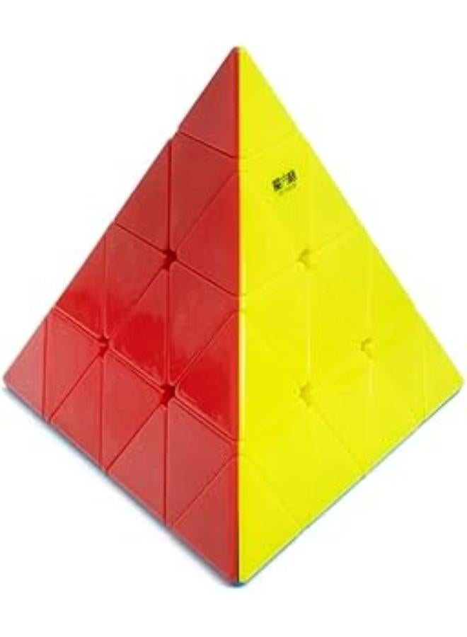 مكعب كيوبيليلو تشييي موفانجي 4x4 ماستر بيرامينكس بدون ملصقات، مكعب سريع، لغز، مكعب سحري