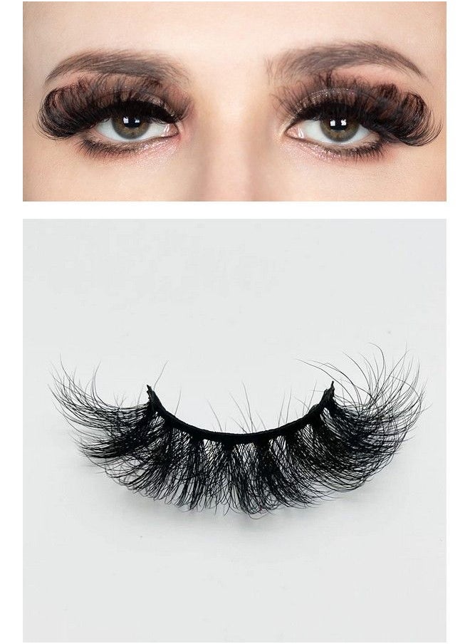 Zoe eyelashes (Dense) Artificial mink Lashes Soft and skin friendly 7 pairs （25mm）