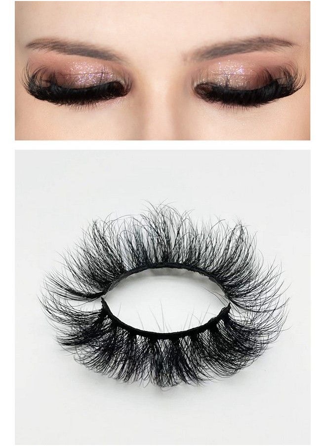 Zoe eyelashes (Dense) Artificial mink Lashes Soft and skin friendly 7 pairs （25mm）