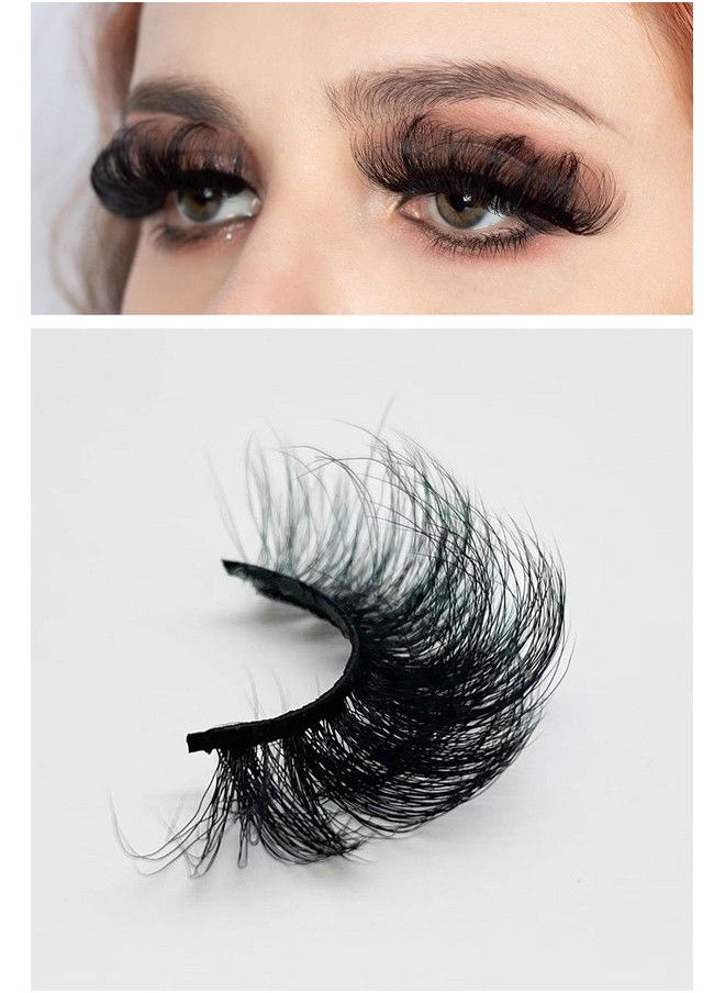 Zoe eyelashes (Dense) Artificial mink Lashes Soft and skin friendly 7 pairs （25mm）