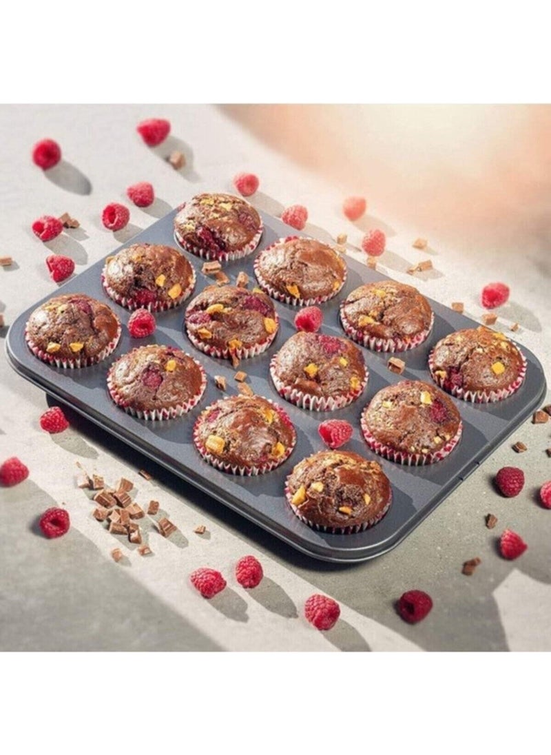 Canderel 12 Piece Cake Mold Fireproof Non-Stick Muffin Cupcake Mold Cake Mold  - Image 1