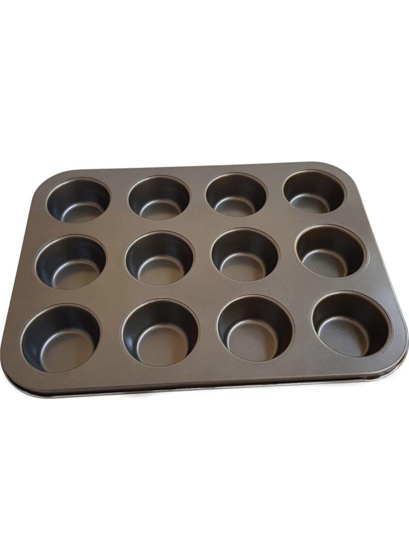 Canderel 12 Piece Cake Mold Fireproof Non-Stick Muffin Cupcake Mold Cake Mold  - Image 3