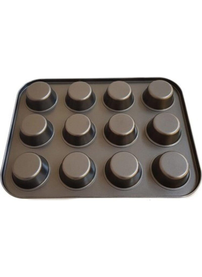Canderel 12 Piece Cake Mold Fireproof Non-Stick Muffin Cupcake Mold Cake Mold  - Image 4