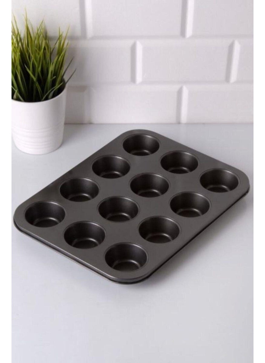 Canderel 12 Piece Cake Mold Fireproof Non-Stick Muffin Cupcake Mold Cake Mold  - Image 5