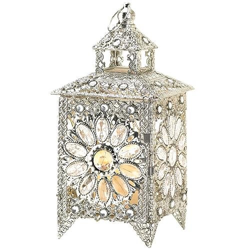 Zingz  Thingz Elegant Jewel Decorative Candle Lantern 6125x625x135 Crown Jewels