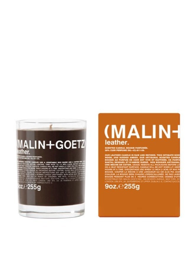 Malin + Goetz Leather Candle  255G - Image 1