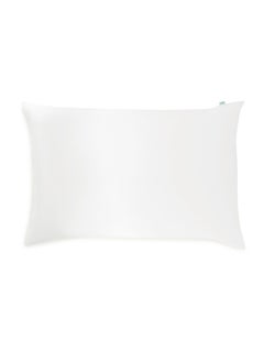 BRIGHTLY LABS Silver-Infused Mulberry Silk Pillowcase - Antibacterial, Hypoallergenic, Skin & Hair Care - Grade 6A Silk with Silver Ion Treatment. King size, Envelope closure.  - Image 1