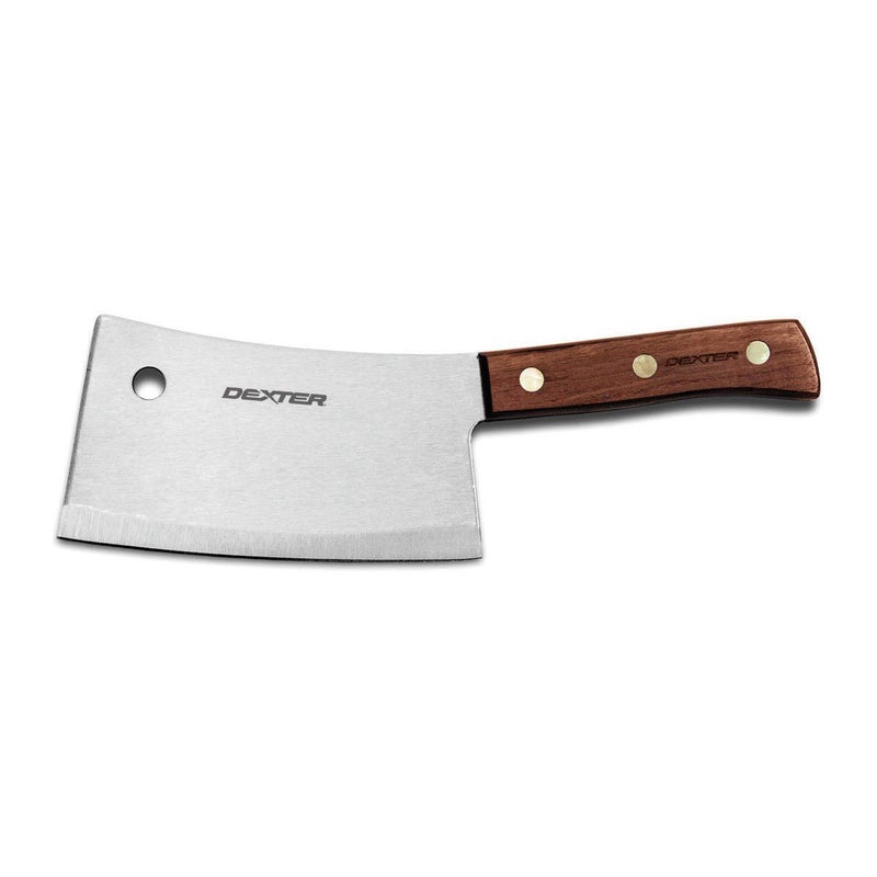 Dexter-Russell Dexter-Russell Traditional (08240) 9", stainless blade, rosewood handle, Made stainless steel heavy duty cleaver, Wood 