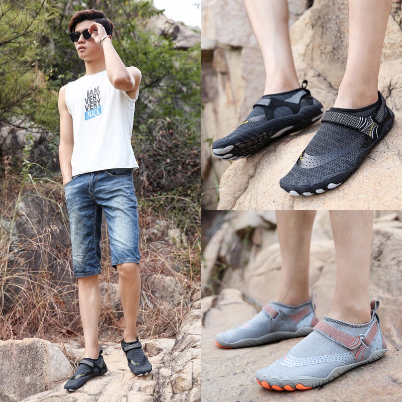 Outdoor Sports And Leisure Men'S And Women'S Beach Swimming Shoes, Foot Protection, Shock-Absorbing Wading Shoes, Non-Slip, Breathable, Climbing Five-Finger River Tracing Shoes - Image 2