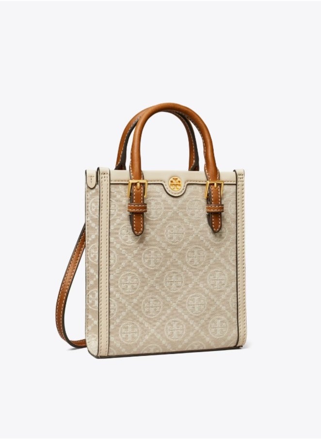TB - Tony Burch Mini T Monogram Tote Bag Shoulder Bag - Image 1