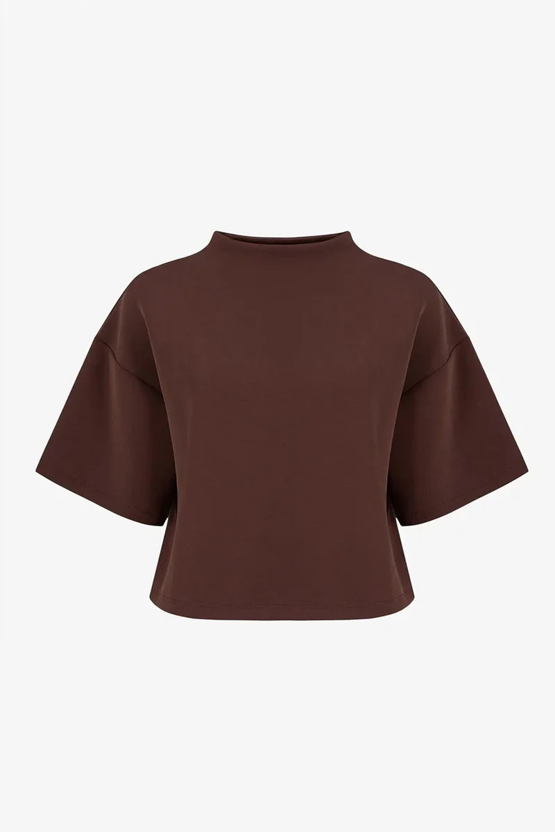 Penti PENTI Crew Neck Crop Modal Top