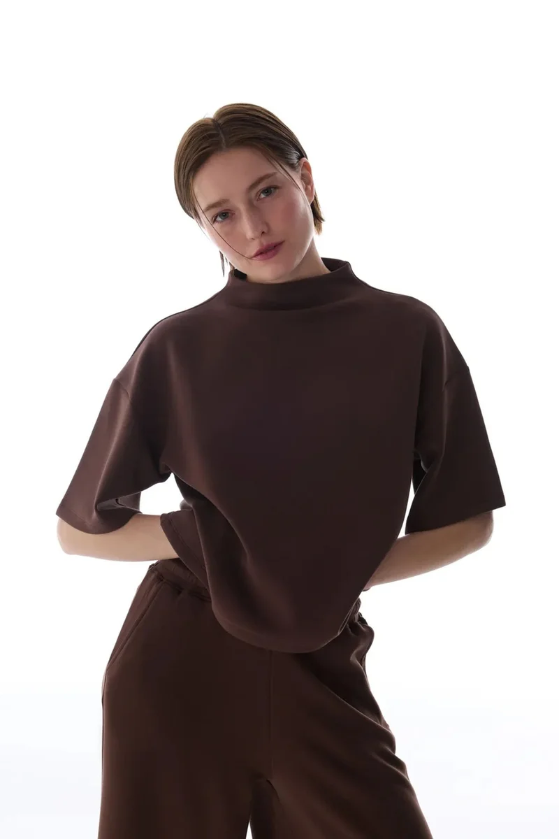Penti PENTI Crew Neck Crop Modal Top