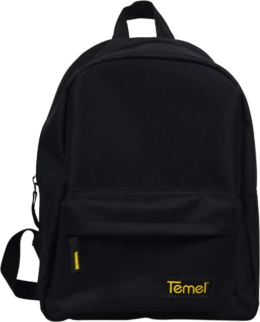 Temel Basic Small Backpack Black