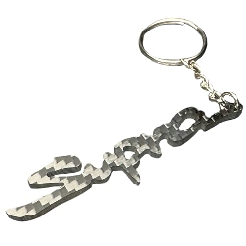 Pro Spec Imports - Real Carbon Fibre keychain for Toyota Supra JZA80 (Mk4), A70 (Mk3), A90 (Mk5), A91, A80, 2JZ, accessories gift - Image 1